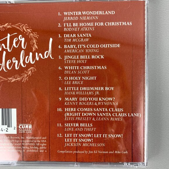 Winter Wonderland Christmas Music CD Various Country Artists Tim McGraw - Picture 4 of 8